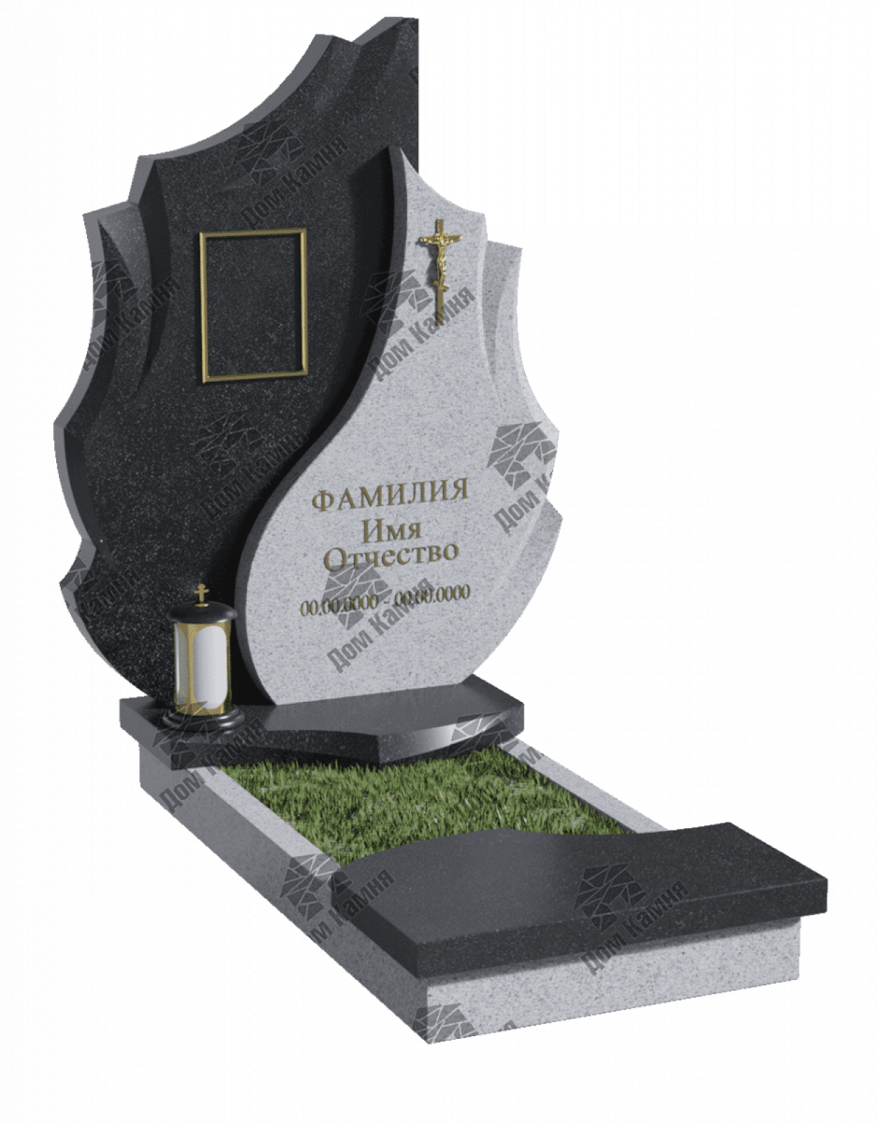 Комбинированные памятники 19