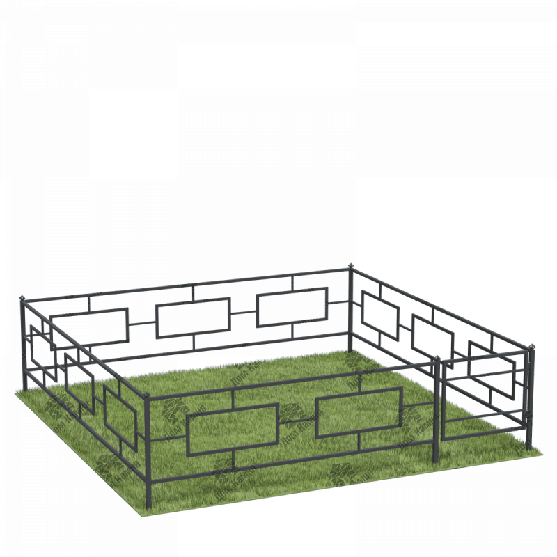 Металлическая ограда ОГ1